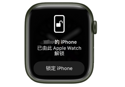 沾化苹果手机维修分享用 AppleWatch 解锁配备面容 ID 的 iPhone方法 